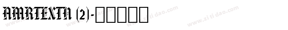 AMRTEXTN (2)字体转换